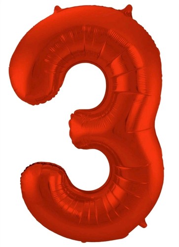 Folat folienballon zahl 3 - ​folat,