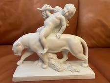  Porzellan Figur Bacchus auf