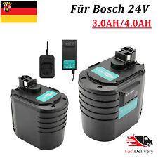 4000mAh 24V Ni-MH Akku/Ladegerät Für Bosch BAT020 BAT019 GBH24VFR GBH24VRE WURTH