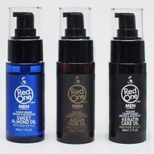 ( 186€ / L ) 3er MIX RedOne Bartöl Keratin / Argan / Sweet Almond je 50ml