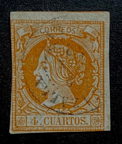 Spain queen isabella old stamp - spain,