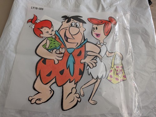 Bügelbild familie feuerstein - bÜgelbild",