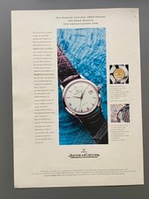 Jaeger-LeCoultre Master Control 1000 Hours JLC 1994 Vintage Werbung Reklame
