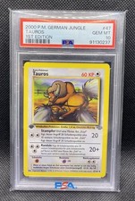 PSA 10 Tauros – 1st Edition