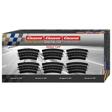 Carrera Evolution Digital 124 Digital 132 Kurve 3/30 Grad 20573 Schienen Set