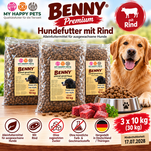 Benny premium hundefutter mit - benny,