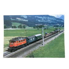 Postkarte AK Zug Eisenbahn Lok