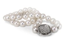 Akoya Perlenkette mit 29