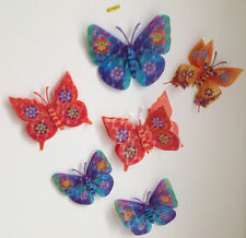 6 Set 3 D Schmetterlinge Wandtattoo Wanddeko Wandtatoo Wandaufkleber EXY6612