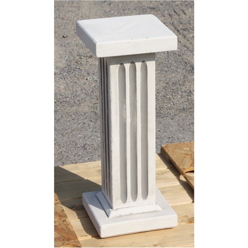 Eckige säule modern steinguss - modern,