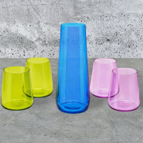 Krosno wasserset karaffe 4 - krosno, +
