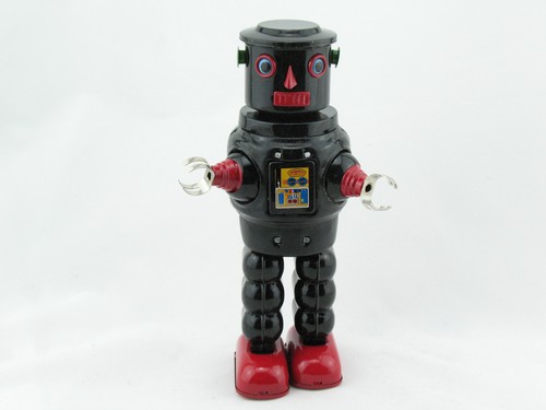 Blechspielzeug roby robot - -,