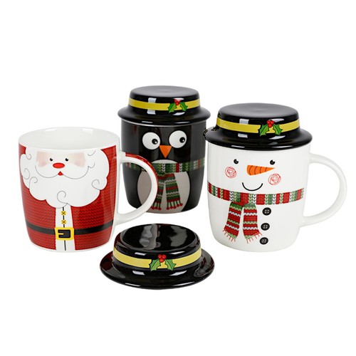 Porzellan weihnachtsbecher mit - porzellan,