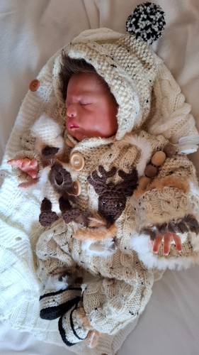 Reborn baby set tweed - , tweed,