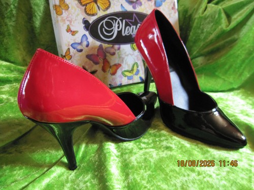 Highheels pleaser schwarz rot - highheels,