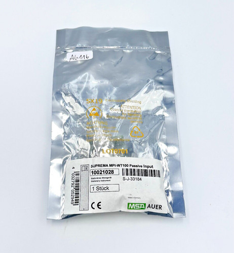 Msa auer suprema mpi wt100 - msa,