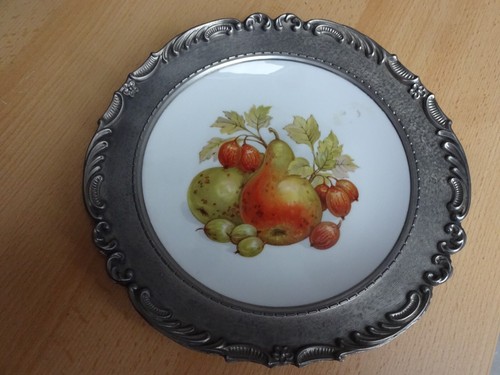 Wandteller zier zinn obst - zier,