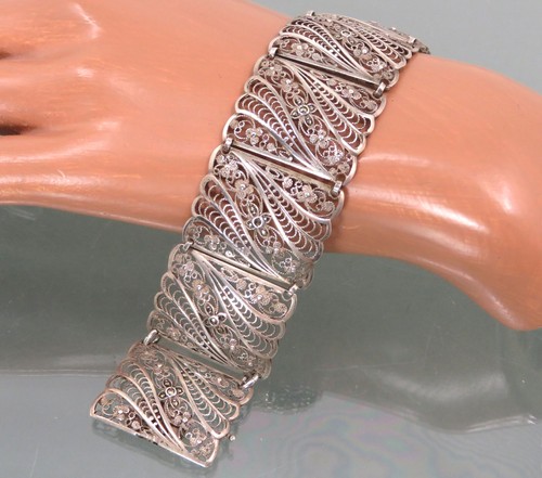 Filigranes silberarmband mit - filigranes,
