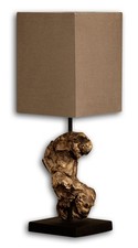 Lampe tischlampe aus holz - tischlampe,