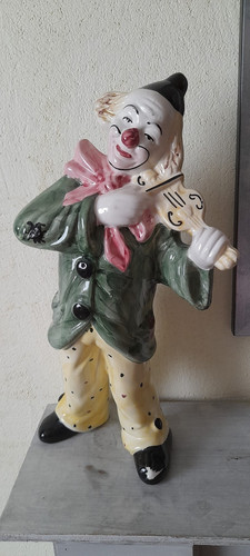 Keramik clown figur mit - figur,