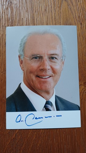 Franz beckenbauer autogramm - franz,