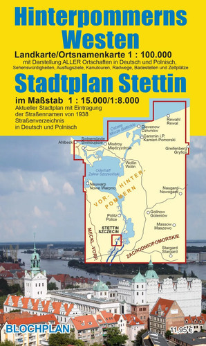 Landkarte hinterpommerns - landkarte,
