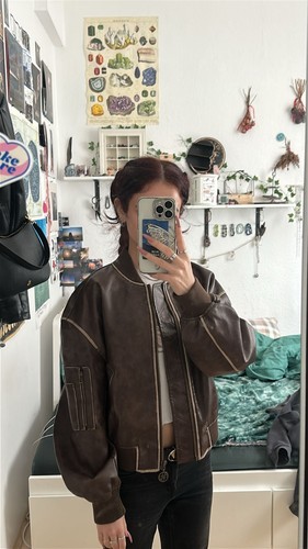 Lederimitat jacke guess - lederimitat,