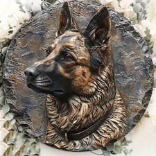 Blechschild rund schäferhund - blechschild,