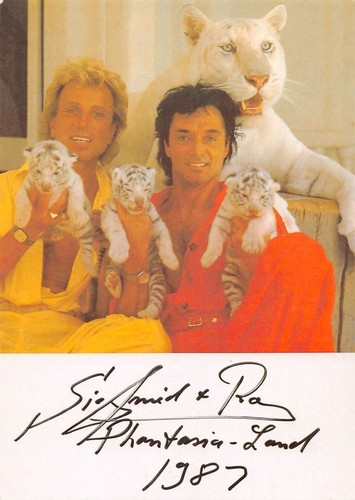 Autogramm siegfried und - siegfried,