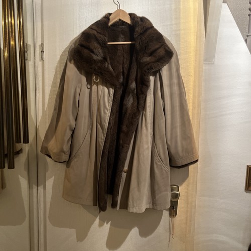 Damen mantel jacke mit - damen, nerz