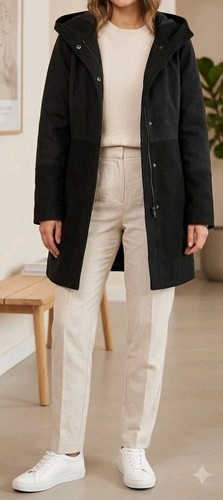 Damen mantel mit kapuze - damen,