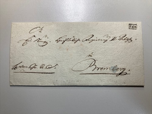 1820 preussen briefhülle - 1820,