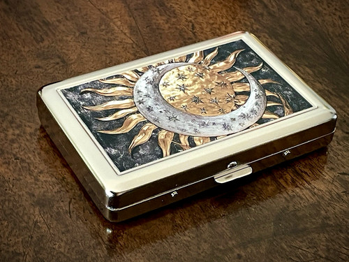 Zigarettenetui metall etui - zigarettenetui, mit