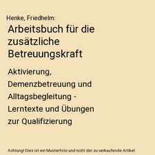 Arbeitsbuch für die