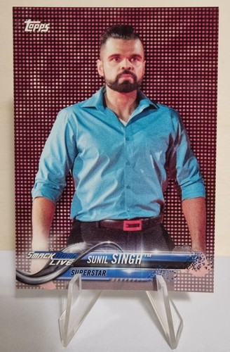 2018 topps wwe sunil singh - 2018,