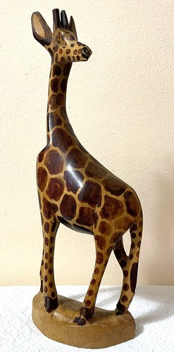 Deko giraffe aus holz afrika - giraffe,