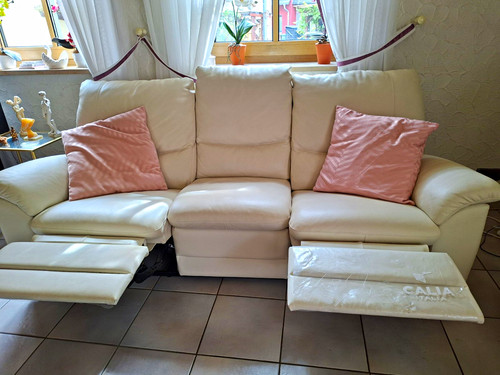 Calia italia leder sofa set - leder,