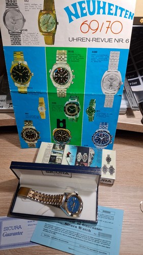1970 sicura breitling - breitling, gold