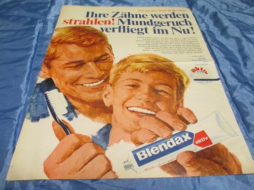 Blendax reklame 60er jahre - blendax,