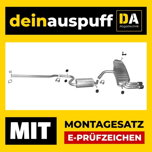 Auspuffanlage für audi - audi, a3