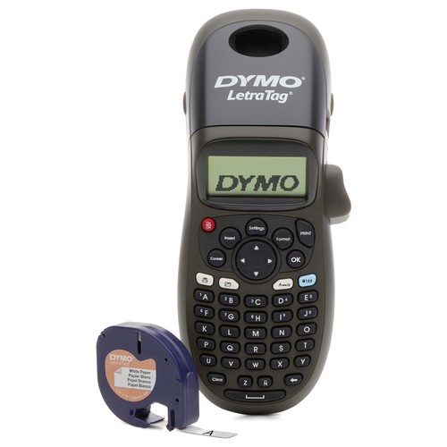 Dymo letratag 100h schwarz - lt-100h,