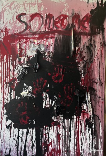 Acrylbild someone auf - acrylbild,