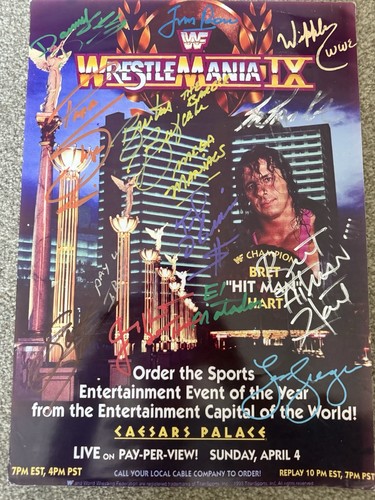 Wwf wrestlemania original - wwf, ix