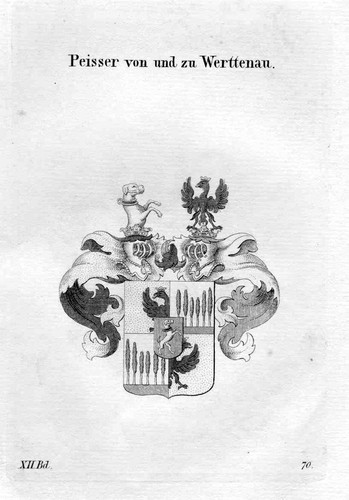 1820 peisser werttenau adel - peisser,