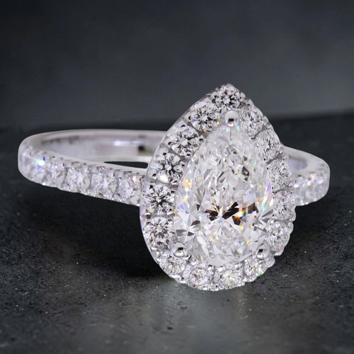 Diamant damen verlobungsring - diamant,