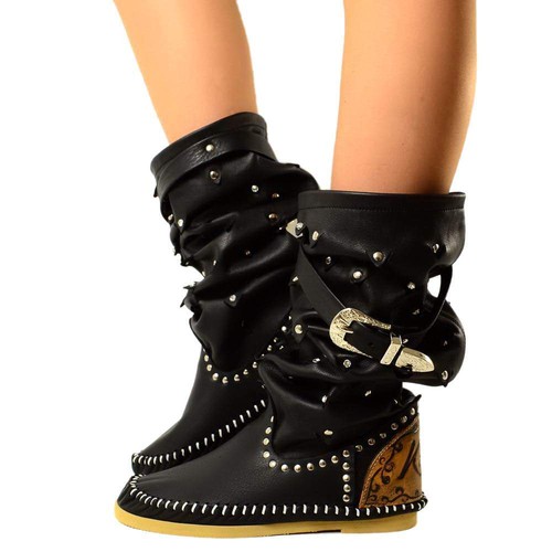 Indianini stiefel schwarz - indianini,