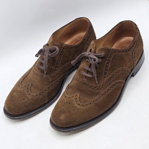 Loake 202 brown suede - suede, full