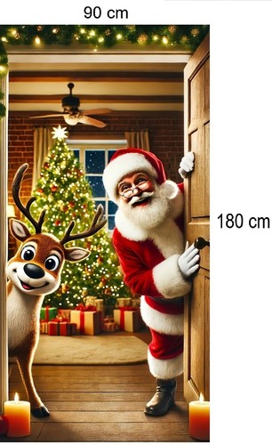 Tür banner weihnachtsmann - tür,