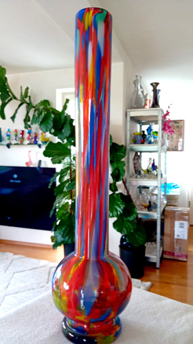 Große glas vase böhmen - große,