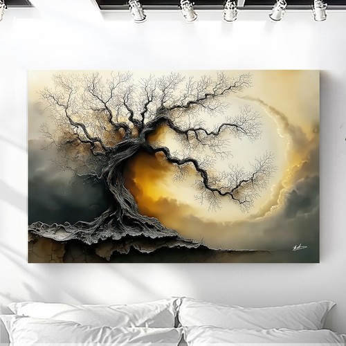 Leinwand bild landschaft - leinwand,